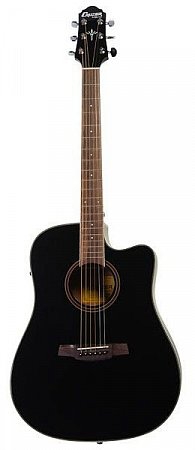 Акустическая гитара CRUZER SDC-24EQ/BK