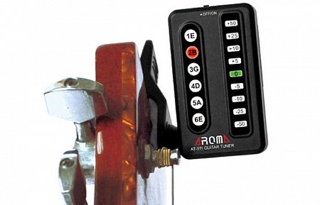 Тюнер для гитары с прищепкой AROMA AT-311 купить в Москве: цены, доставка, фото