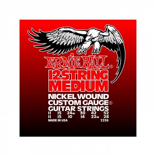 Ernie Ball 2236 струны для 12- струнной электрогитары Nickel Medium 12 купить в Москве: цены, доставка, фото Ernie Ball 2236 струны для 12- струнной электрогитары Nickel Medium 12 купить в Москве: цены, доставка, фото