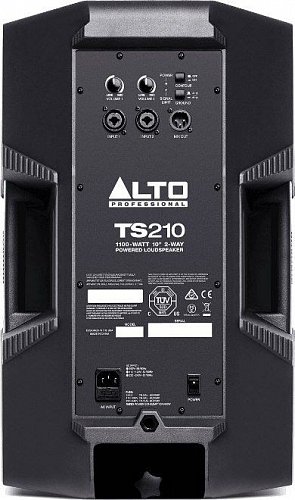 Alto TS210 2-полосная (10' + 1') активная акустическая система, пиковая мощность усилителя 1100 Вт. купить в Москве: цены, доставка, фото Alto TS210 2-полосная (10' + 1') активная акустическая система, пиковая мощность усилителя 1100 Вт. купить в Москве: цены, доставка, фото