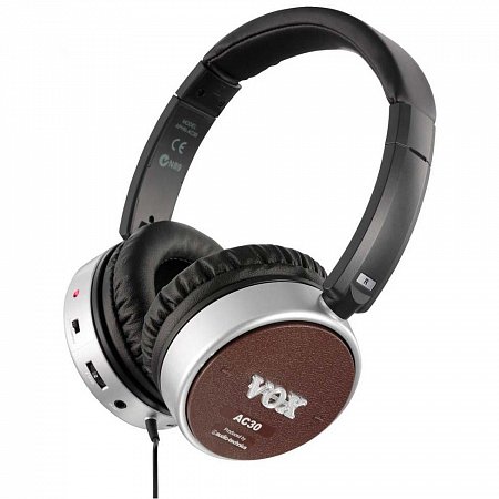 VOX AMPHONES AC30 наушники с встроенным усилителем для электрогитары купить в Москве: цены, доставка, фото