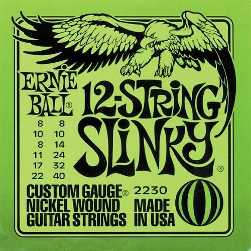 Ernie Ball 2230 струны для 12- струнной электрогитары Nickel Slinky 12 купить в Москве: цены, доставка, фото Ernie Ball 2230 струны для 12- струнной электрогитары Nickel Slinky 12 купить в Москве: цены, доставка, фото