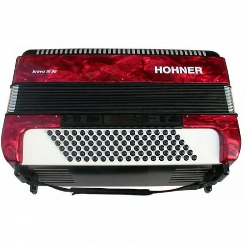 HOHNER The New Bravo III 96 (A16731) red купить в Москве: цены, доставка, фото HOHNER The New Bravo III 96 (A16731) red купить в Москве: цены, доставка, фото