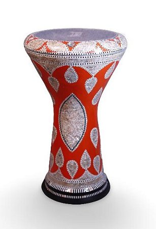 Дарбука Арабская Gawharet El fan 22 см The Cyan Drops + Чехол купить в Москве: цены, доставка, фото