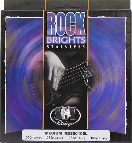 ROCK BRIGHTS STAINLESS Струны для бас гитары SIT RBS50105L (50-70-85-105) купить в Москве: цены, доставка, фото ROCK BRIGHTS STAINLESS Струны для бас гитары SIT RBS50105L (50-70-85-105) купить в Москве: цены, доставка, фото