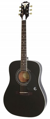 EPIPHONE PRO-1 PLUS Acoustic Ebony акустическая гитара купить в Москве: цены, доставка, фото