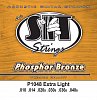 PHOSPHOR BRONZE Струны для акустической гитары SIT P1048 (10-14-20-30-36-48) купить в Москве: цены, доставка, фото